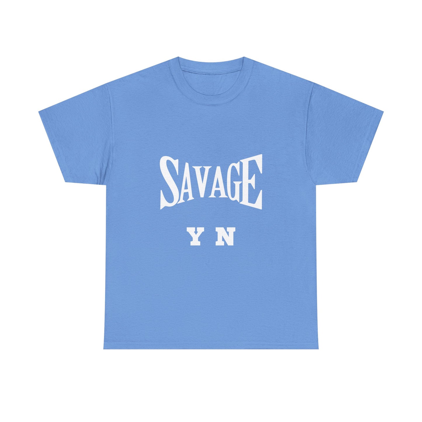 Savage YN Heavy Cotton Tee - Bold Statement Tee for Trendsetters
