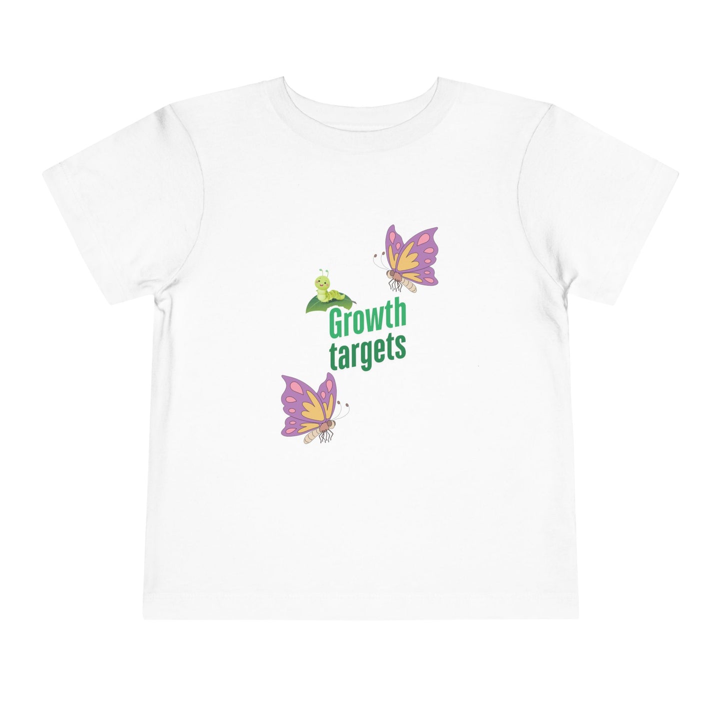 Toddler Tee - "Growth Targets" Butterfly Design