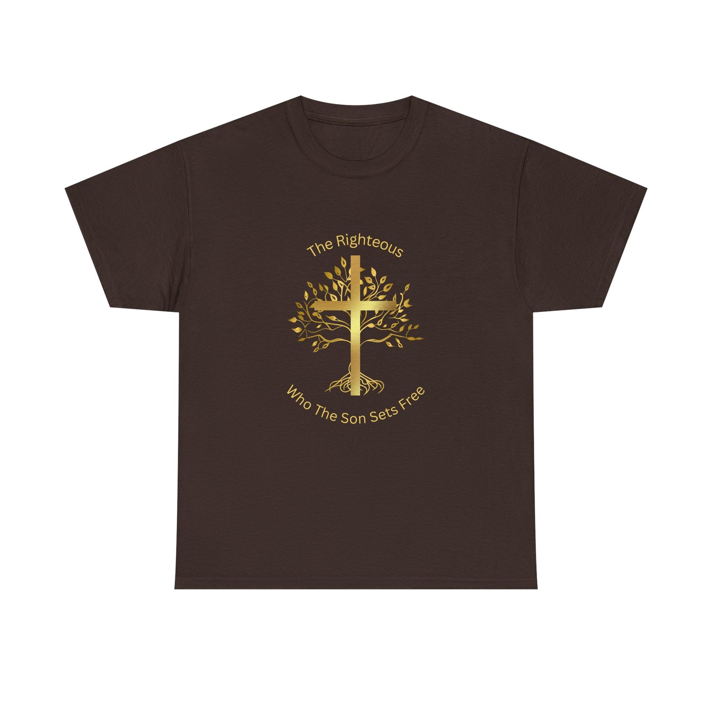 The Righteous Unisex Heavy Cotton Tee, Christian, 100% Organic Cotton