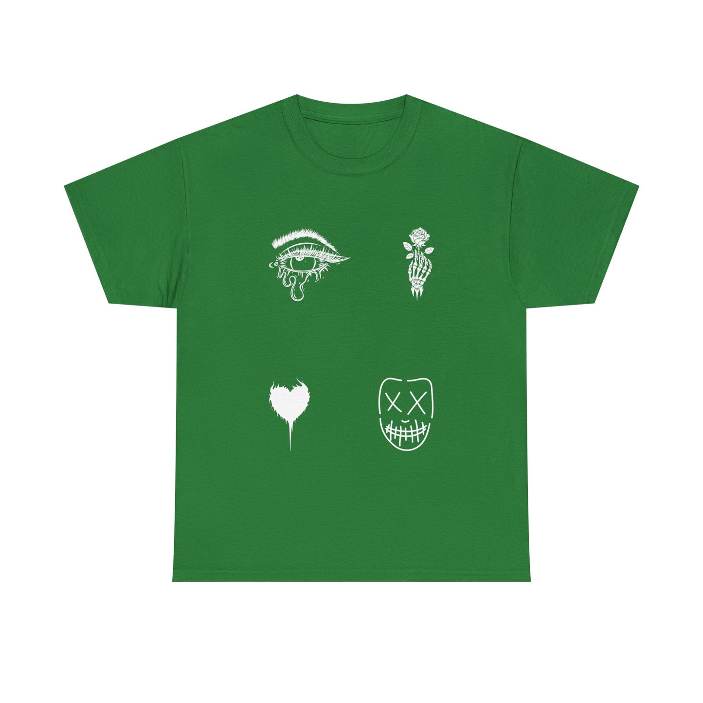 Gothic Graphic Unisex Heavy Cotton Mens Tee - Eye & Skull Designs