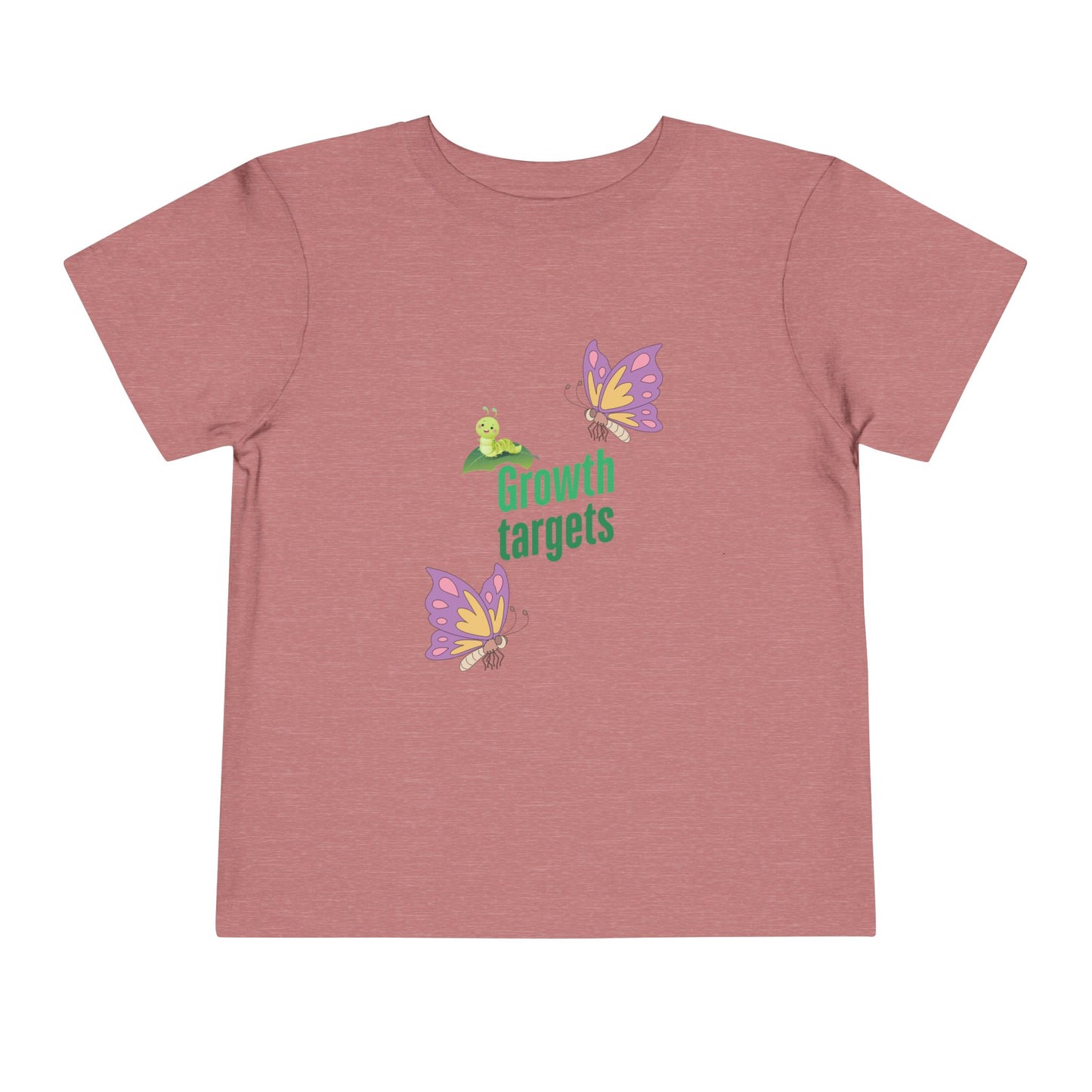 Toddler Tee - "Growth Targets" Butterfly Design