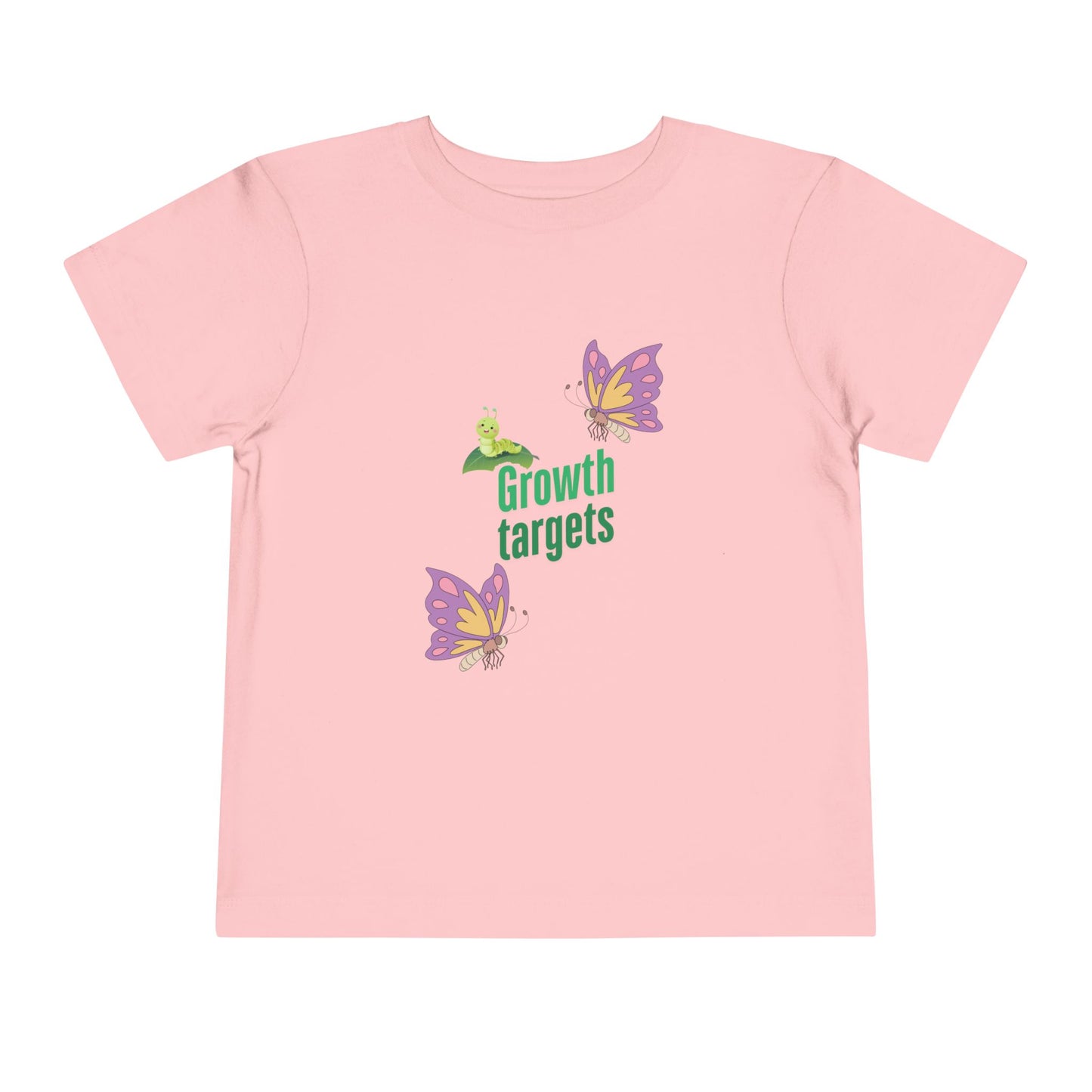 Toddler Tee - "Growth Targets" Butterfly Design