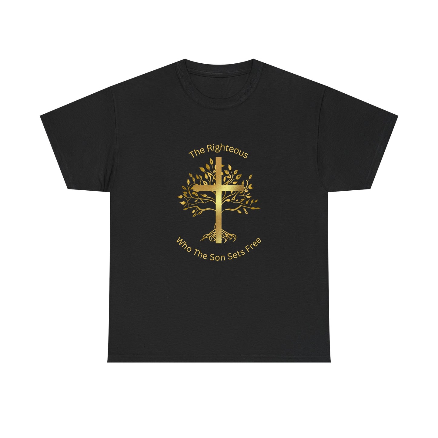 The Righteous Unisex Heavy Cotton Tee, Christian, 100% Organic Cotton