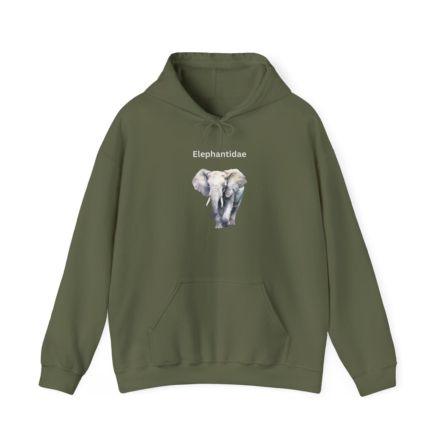 Elephantidae Unisex Heavy Blend™ Hooded Sweatshirt - Elephant