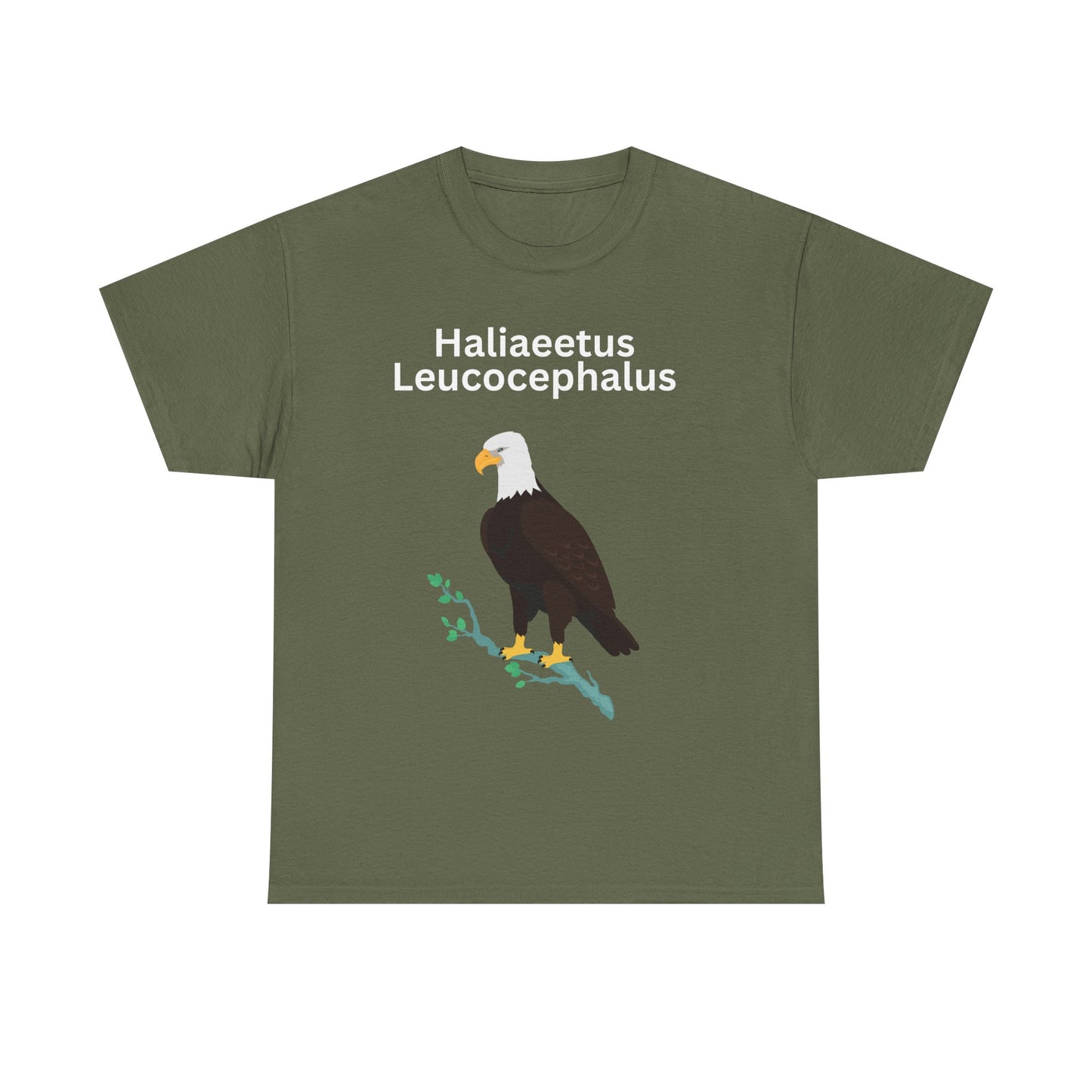 Unisex Scientific Name, Haliaeetus Leucocephalus, Eagle, 100% Organic Cotton
