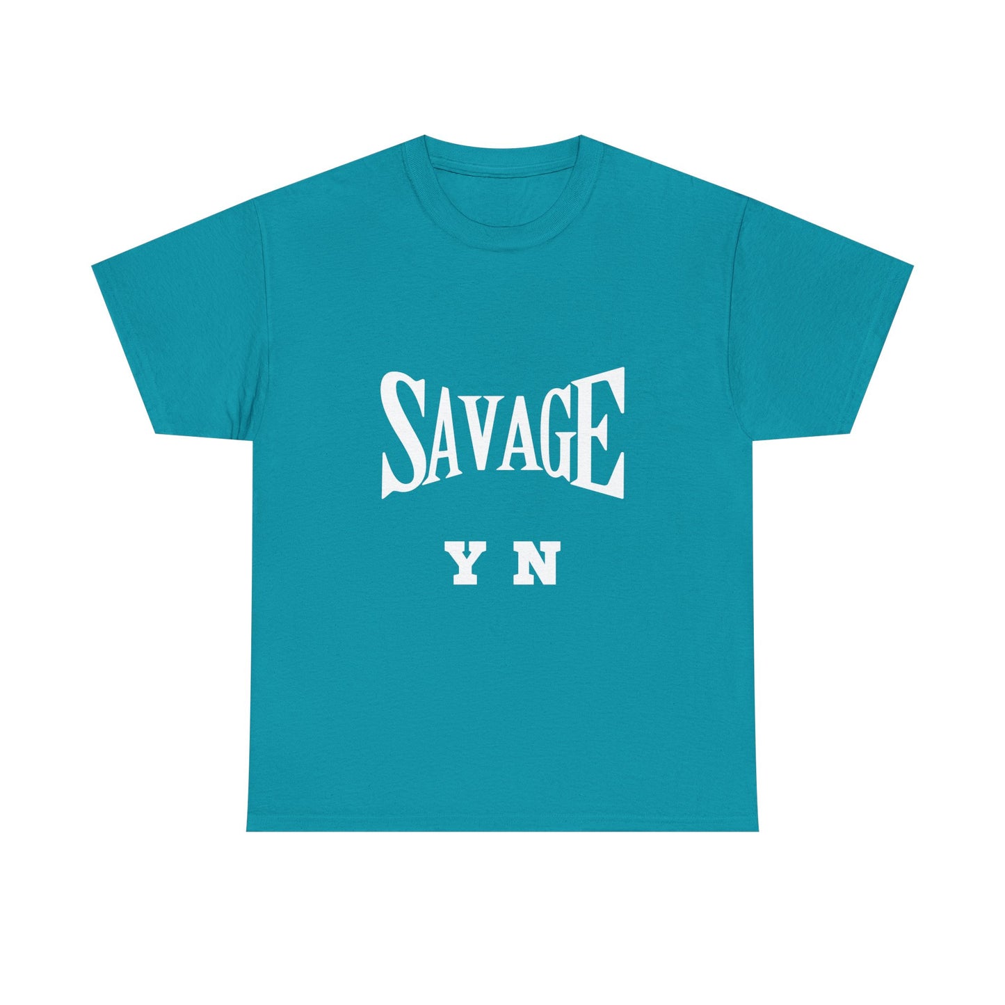 Savage YN Heavy Cotton Tee - Bold Statement Tee for Trendsetters