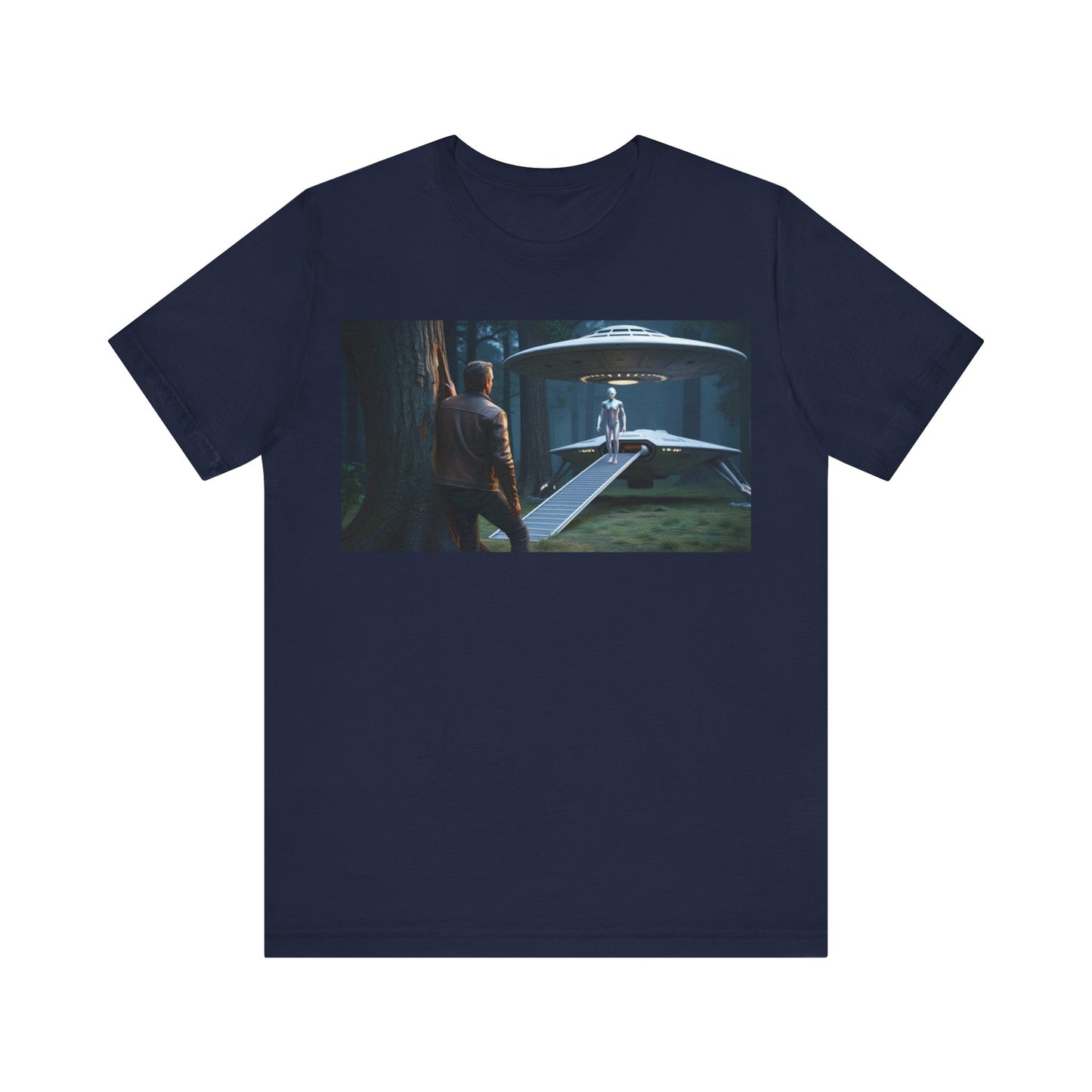 Futuristic Sci-Fi Unisex Tee - Graphic Short Sleeve Shirt