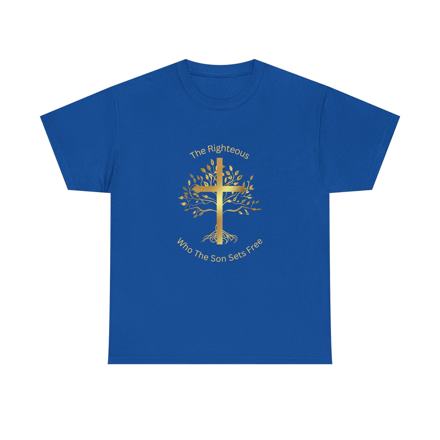 The Righteous Unisex Heavy Cotton Tee, Christian, 100% Organic Cotton