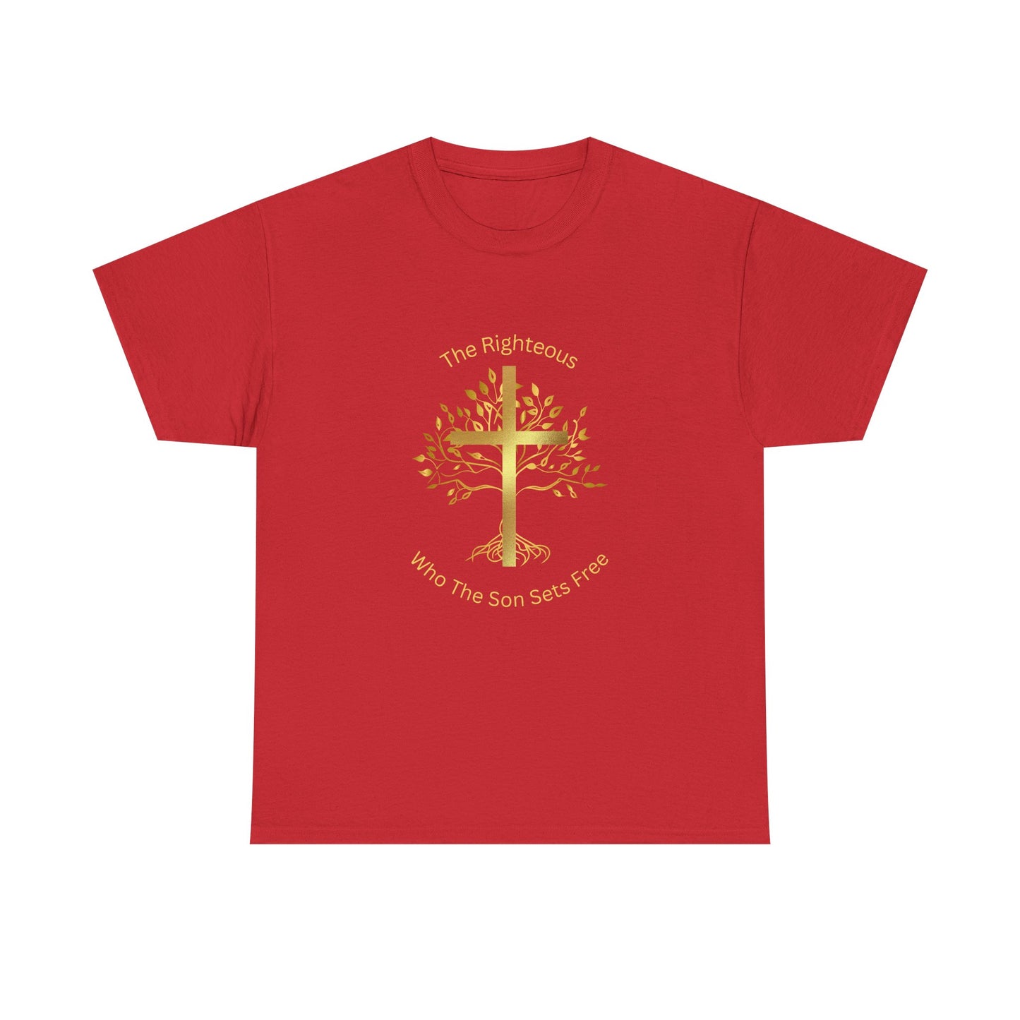 The Righteous Unisex Heavy Cotton Tee, Christian, 100% Organic Cotton