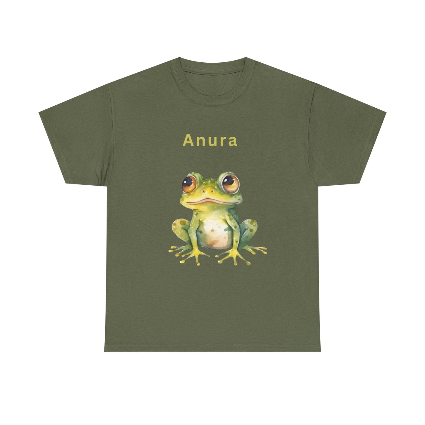 Anura Unisex Heavy Cotton Tee - Frog
