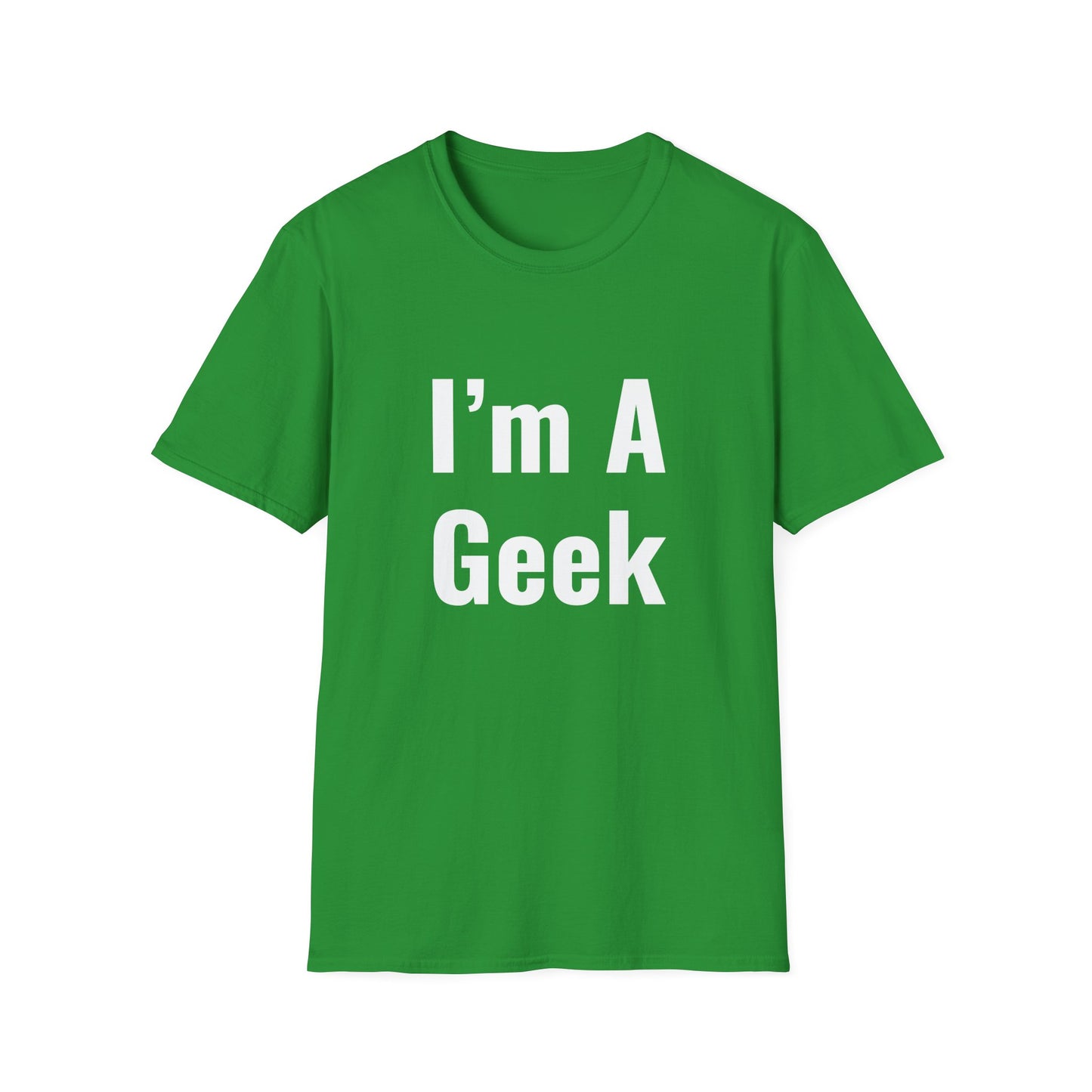 Funny Geek Unisex Softstyle T-Shirt - Perfect for Nerds & Casual Wear