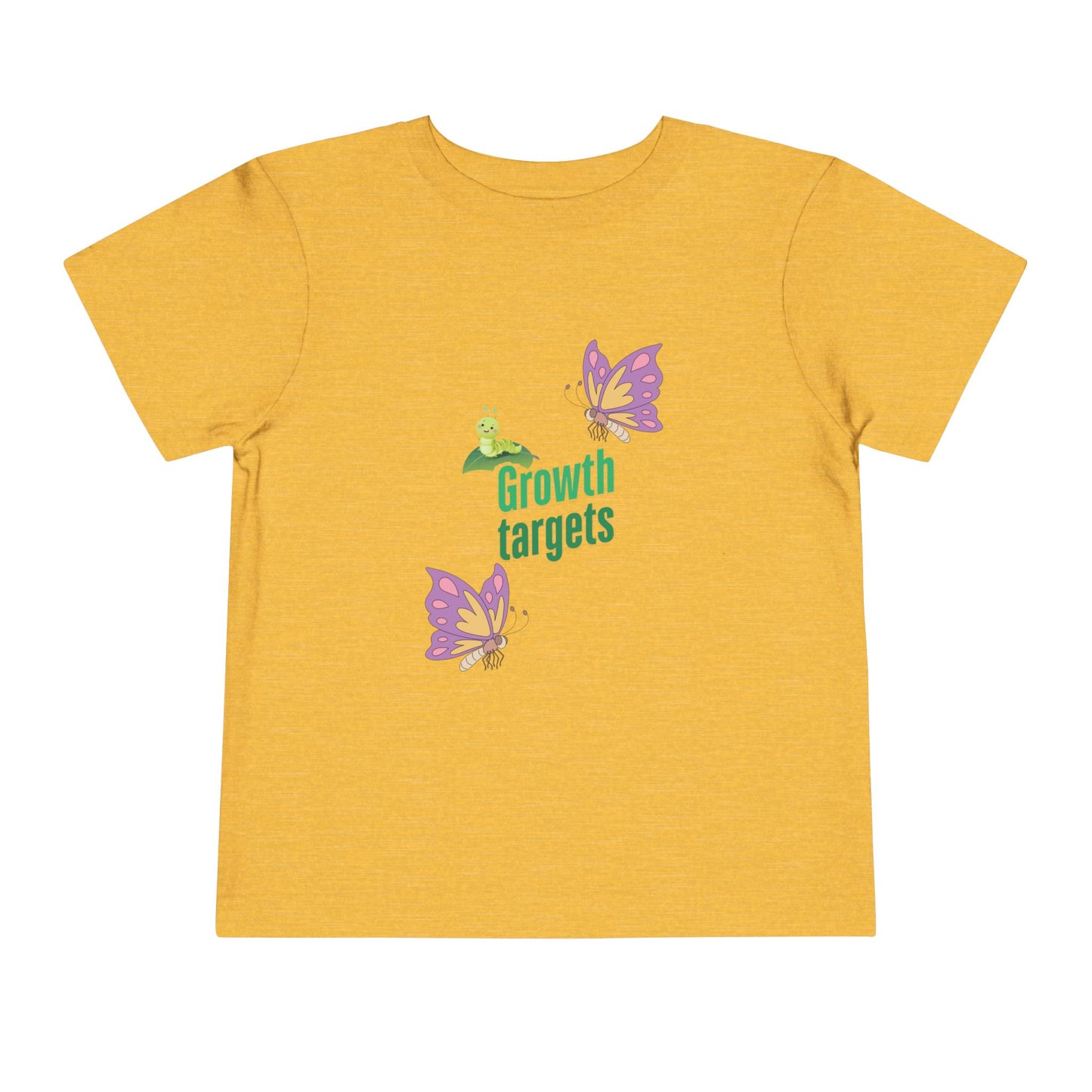 Toddler Tee - "Growth Targets" Butterfly Design