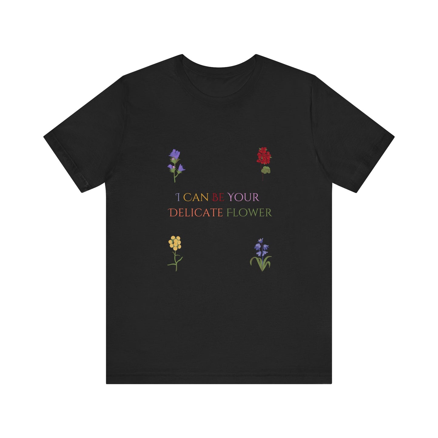 Floral T-Shirt - Delicate Flower Graphic Tee