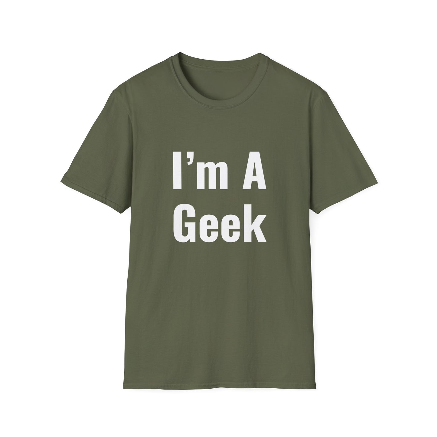 Funny Geek Unisex Softstyle T-Shirt - Perfect for Nerds & Casual Wear