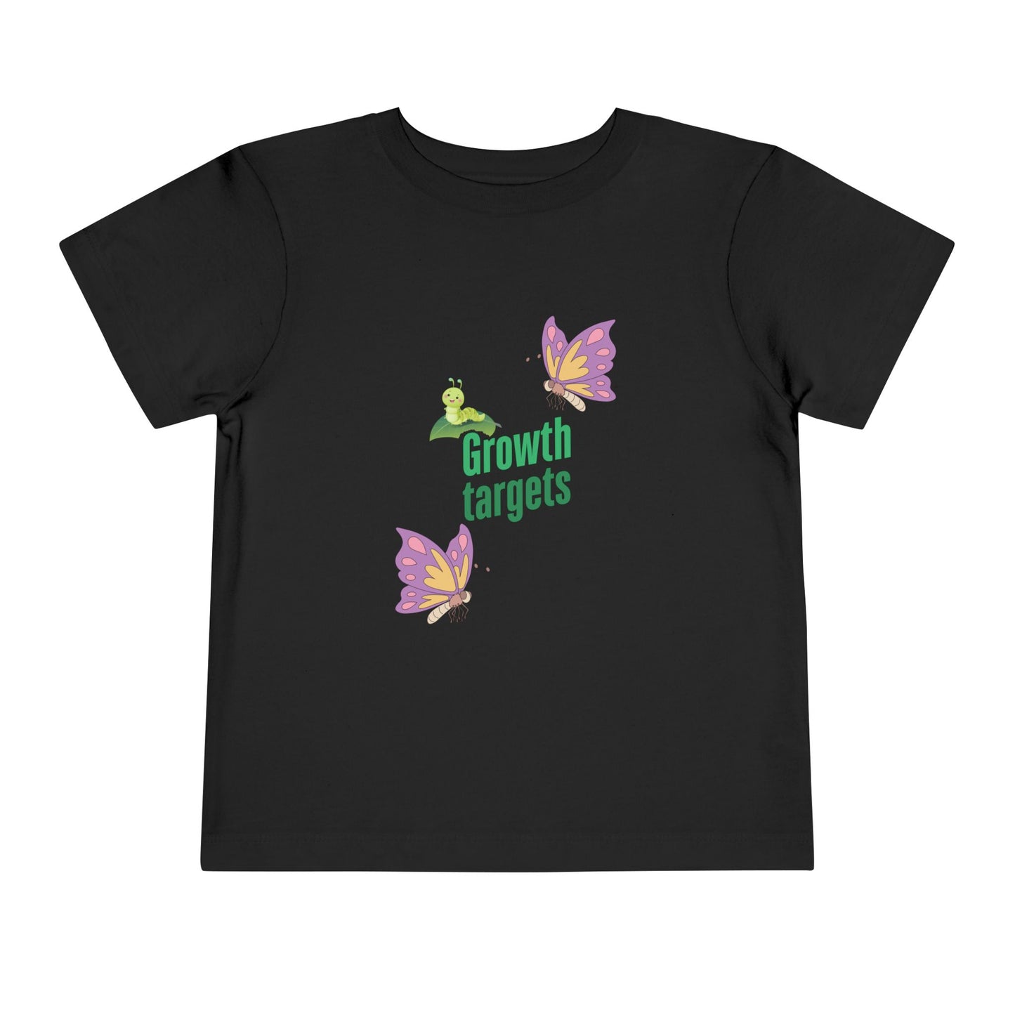 Toddler Tee - "Growth Targets" Butterfly Design