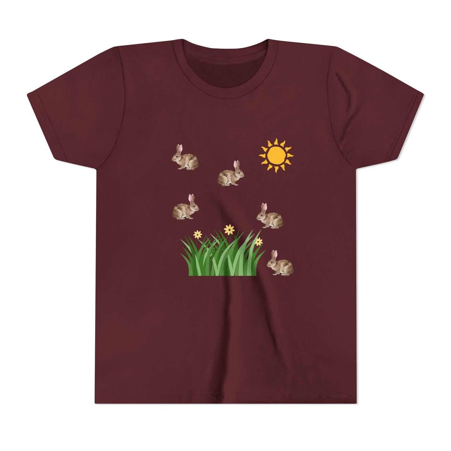 Kids Bunnies In Sun Youth Short Sleeve Tee