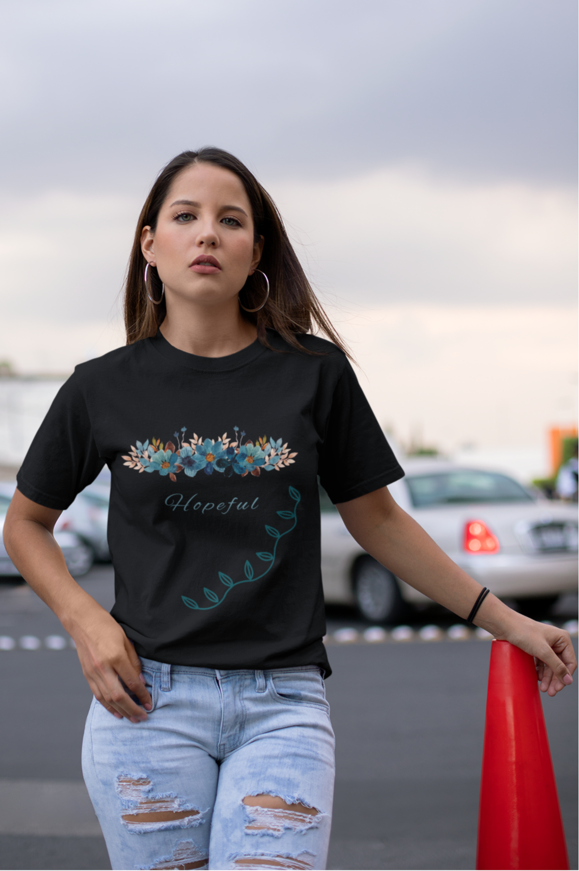 Hopeful Floral Tee