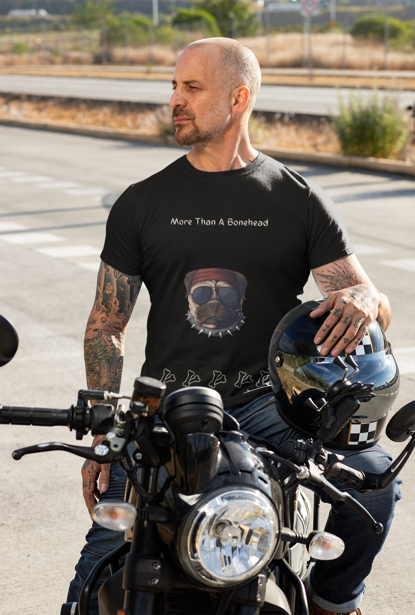 More Than A Bonehead Heavy Cotton Tee