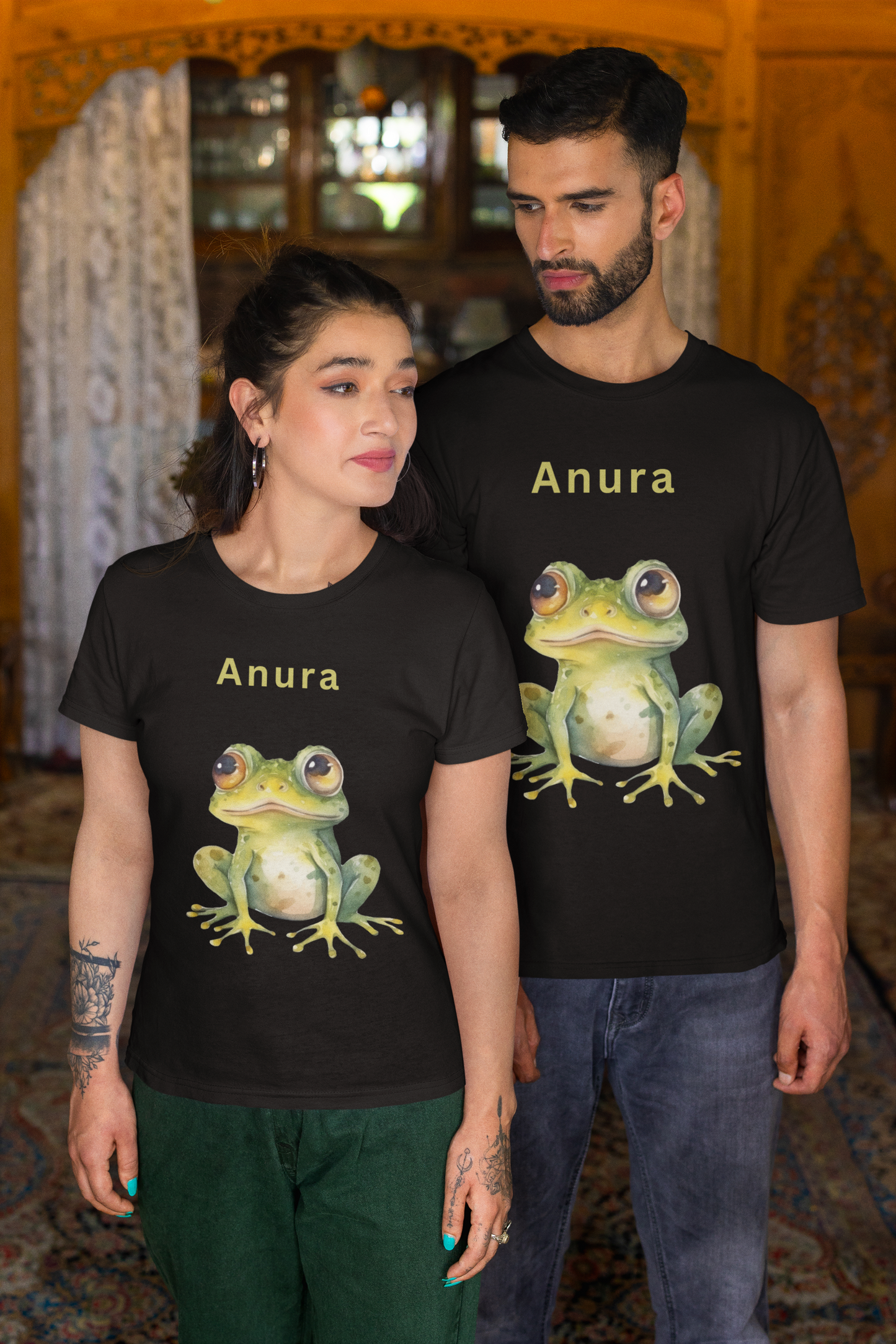 Anura Unisex Heavy Cotton Tee - Frog