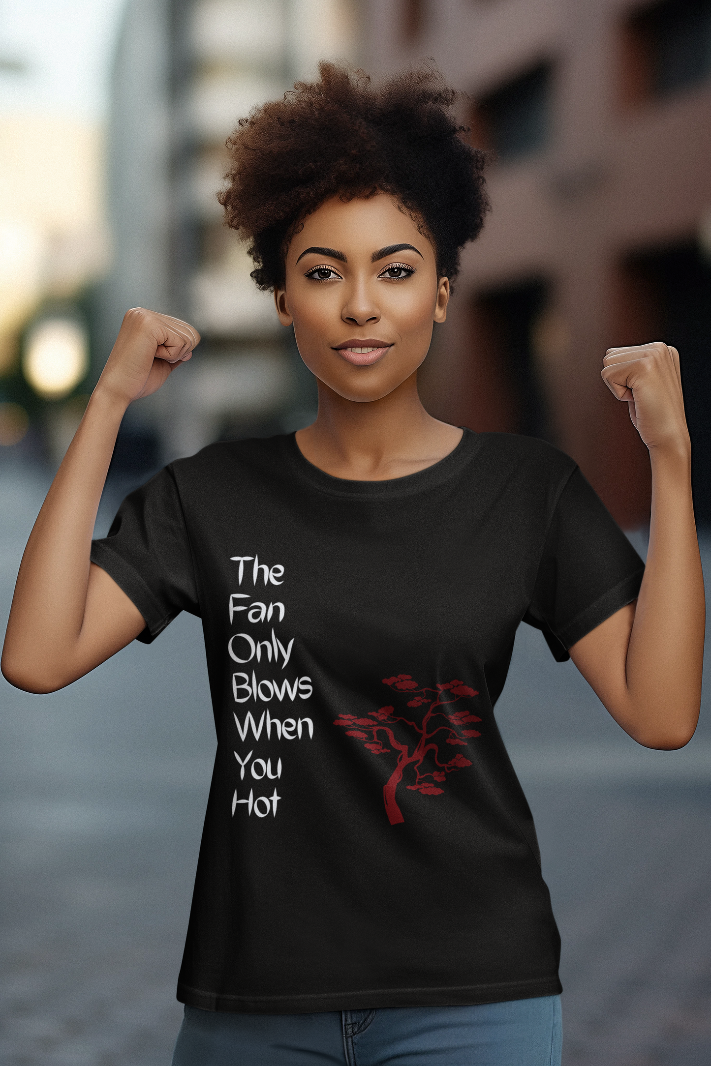 The Fan Only Blows Unisex Heavy Cotton Tee