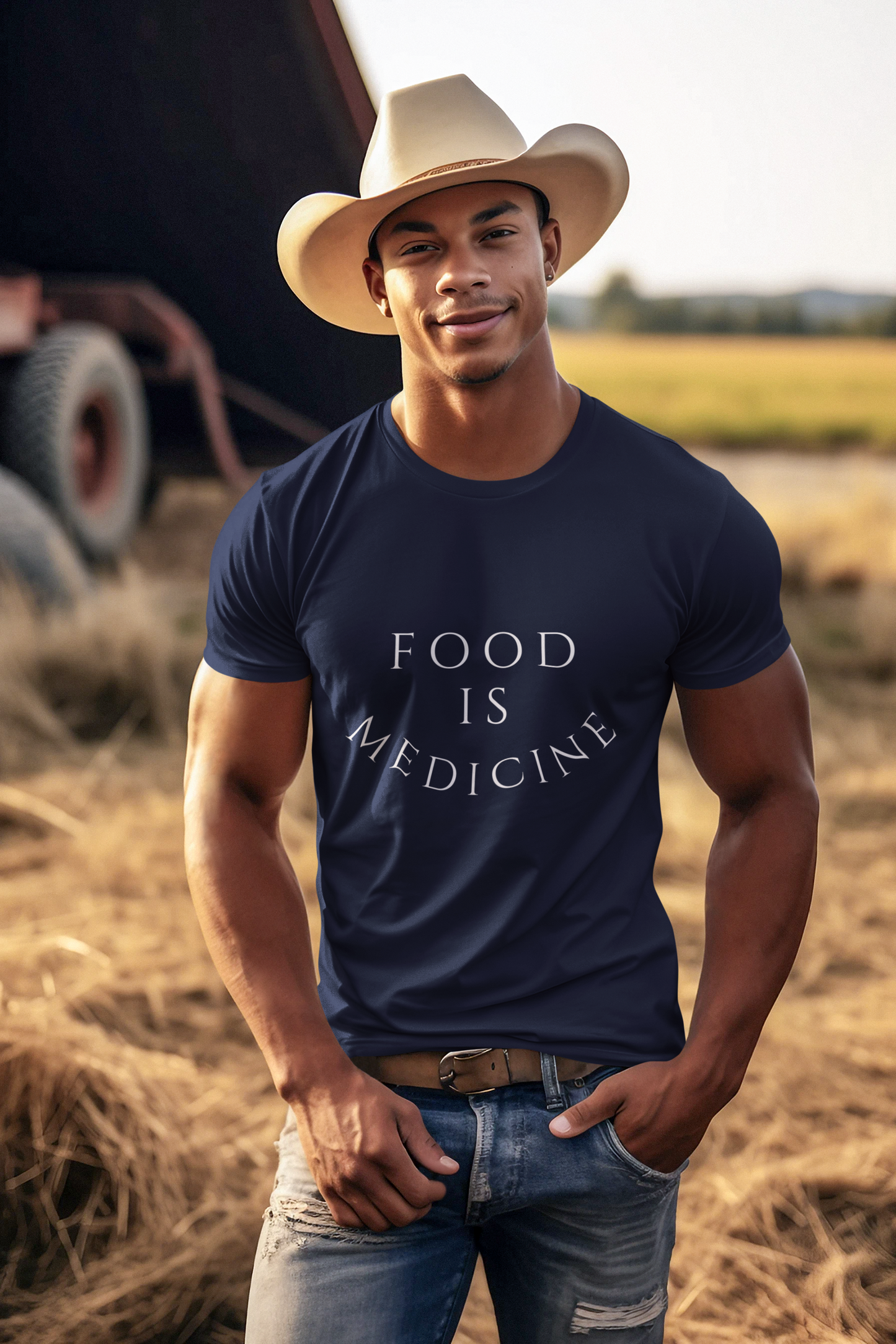 Food is medicine Unisex Heavy Cotton Tee
