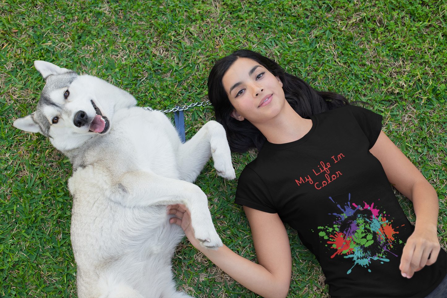 Lion Splotch Black Tee 2 Women's Favorite Tee
