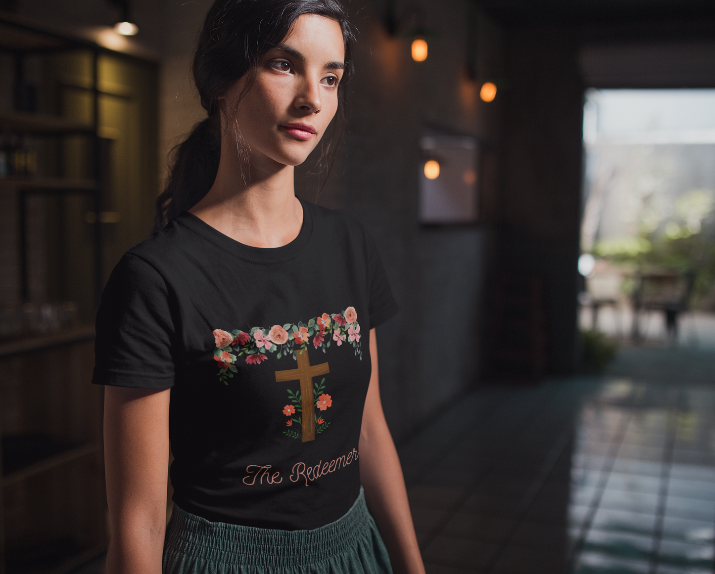 The Redeemer Women's Midweight Cotton Tee
