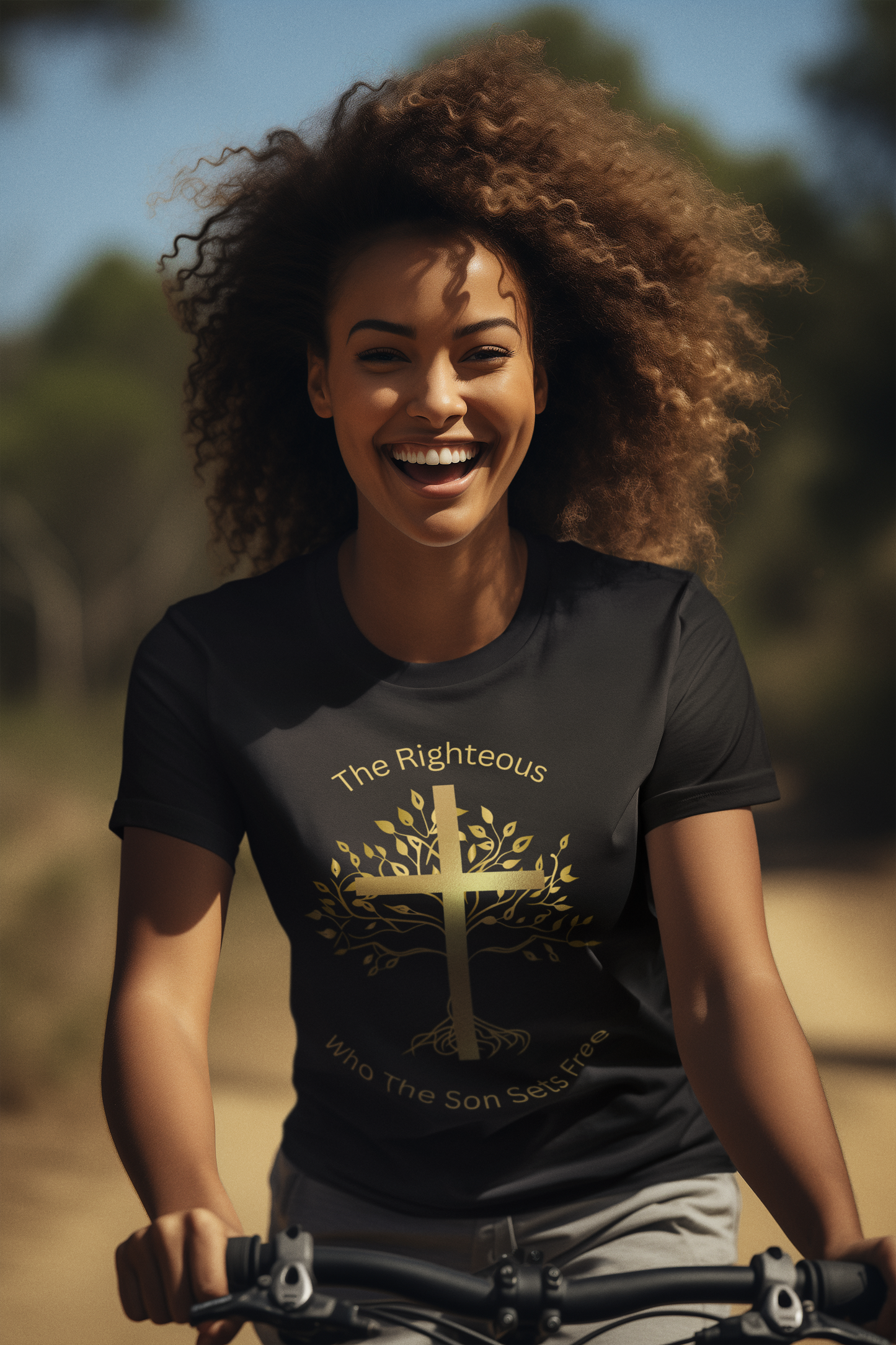 The Righteous Unisex Heavy Cotton Tee, Christian, 100% Organic Cotton
