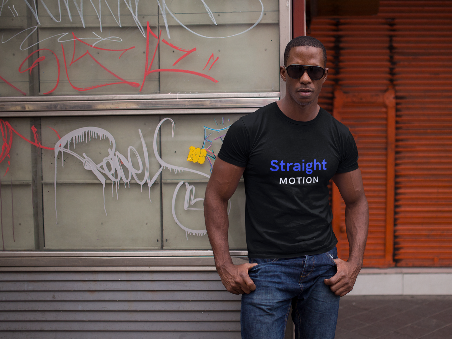 Straight Motion T-Shirt – Trendy Tee for Casual Wear