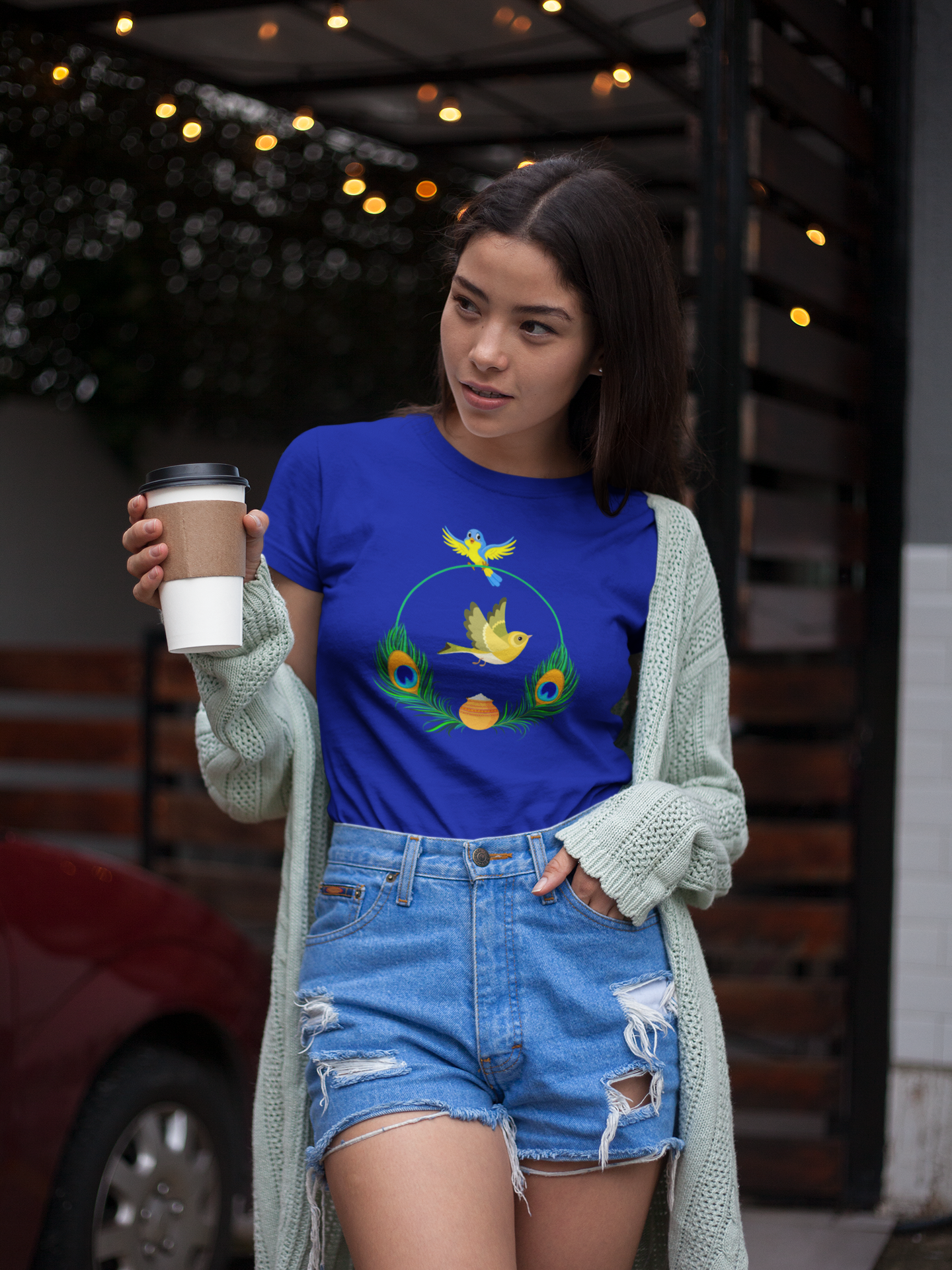 Colorful Bird Tee for Nature Lovers