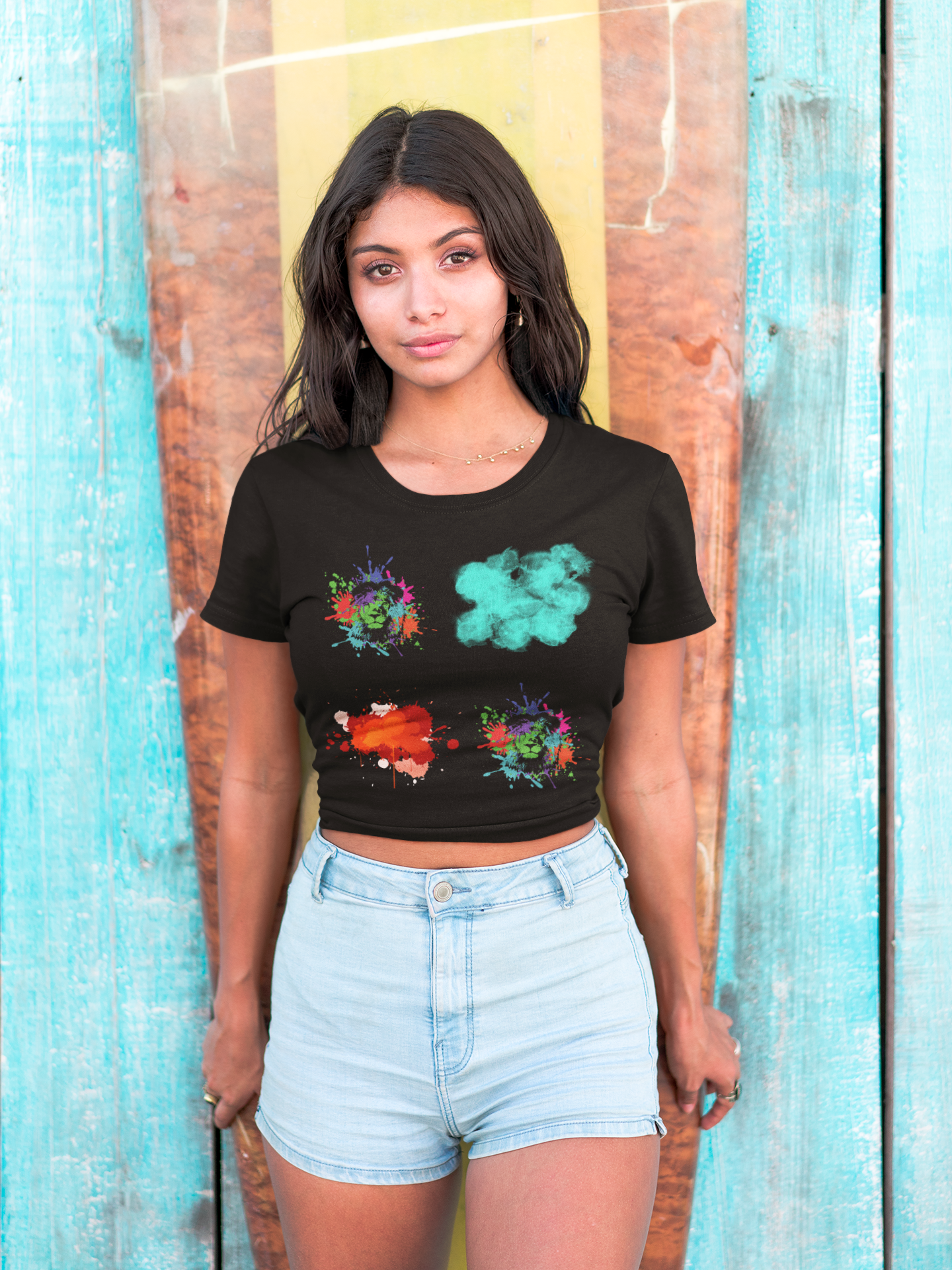 Women's Softstyle Lion Splotch Tee