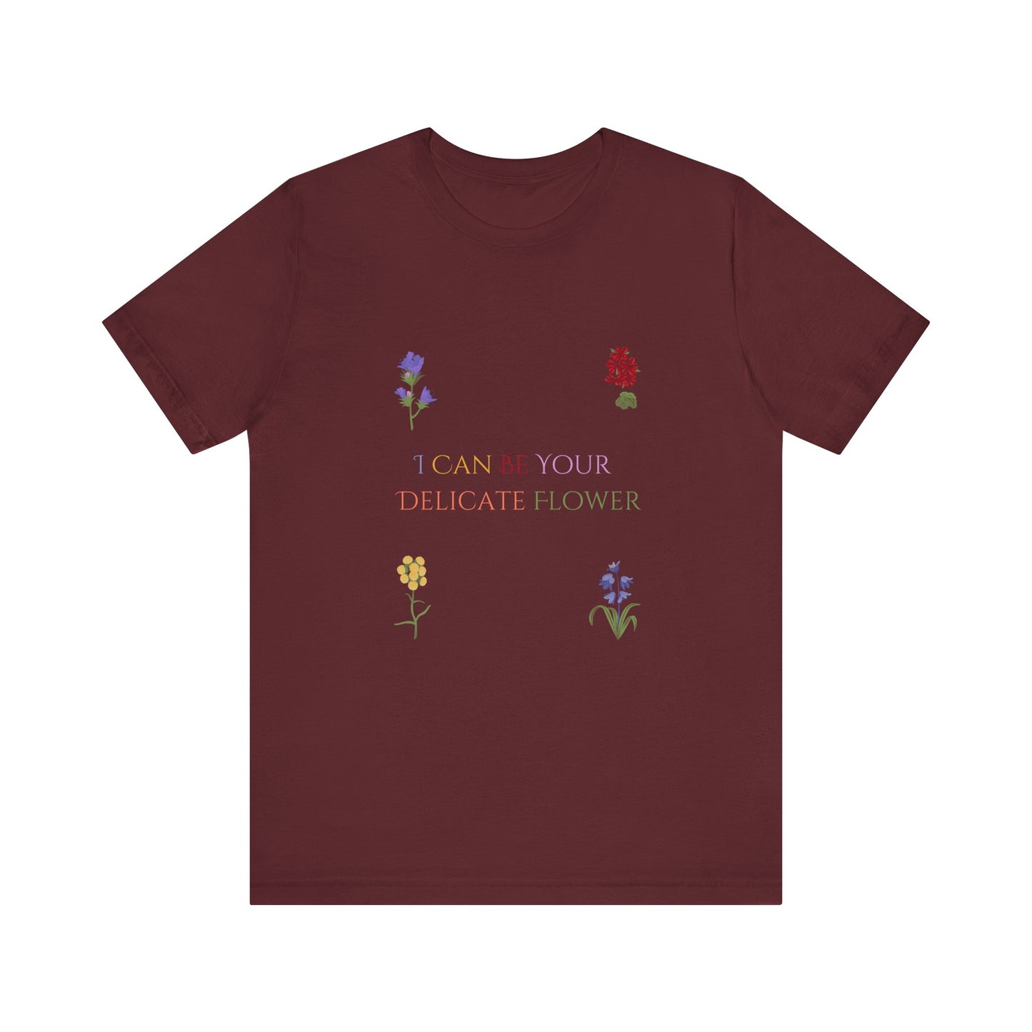 Floral T-Shirt - Delicate Flower Graphic Tee