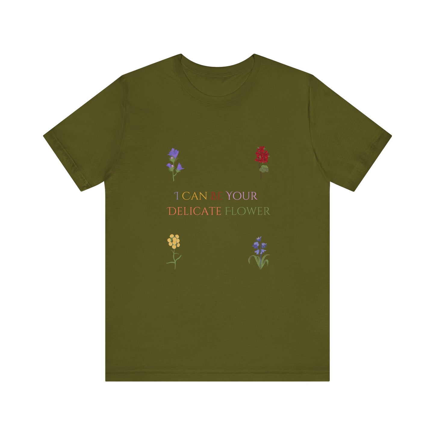 Floral T-Shirt - Delicate Flower Graphic Tee