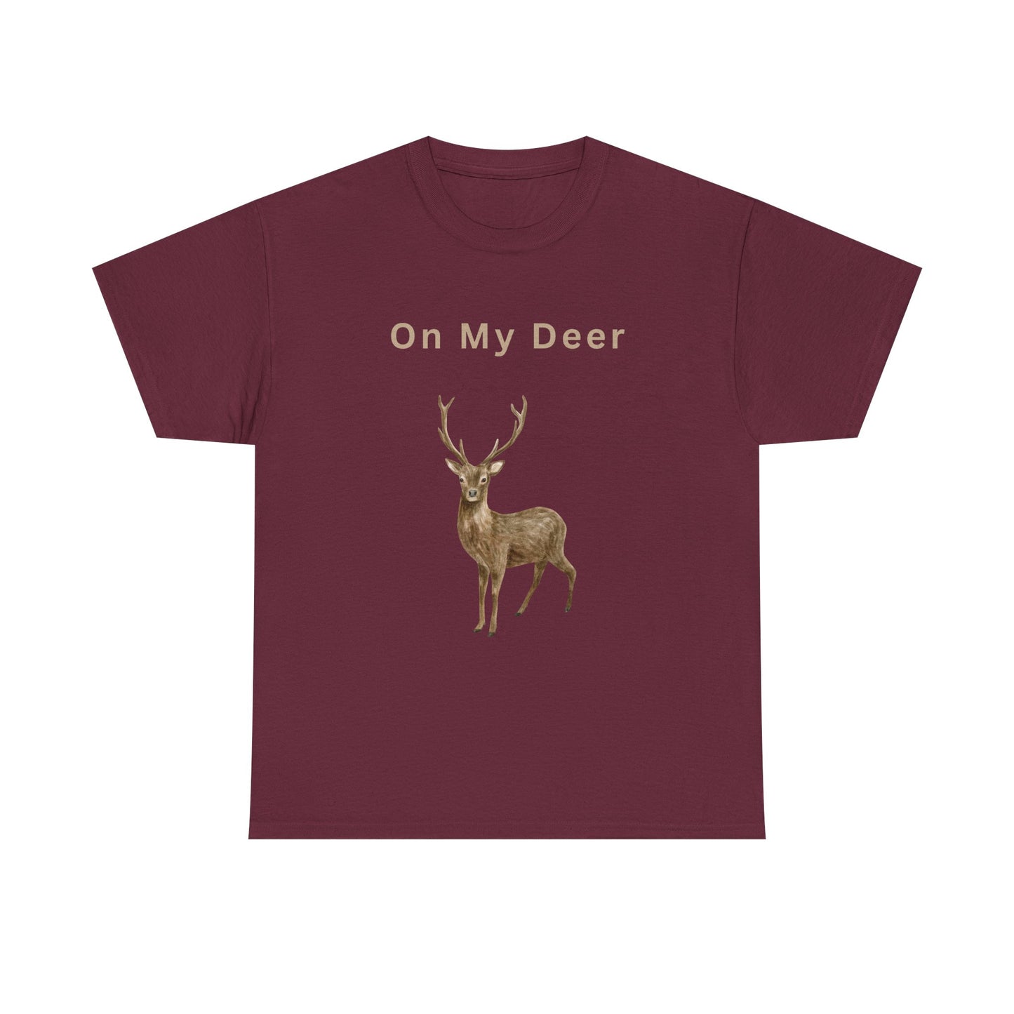 On My Deer Women's Heavy Cotton Tee