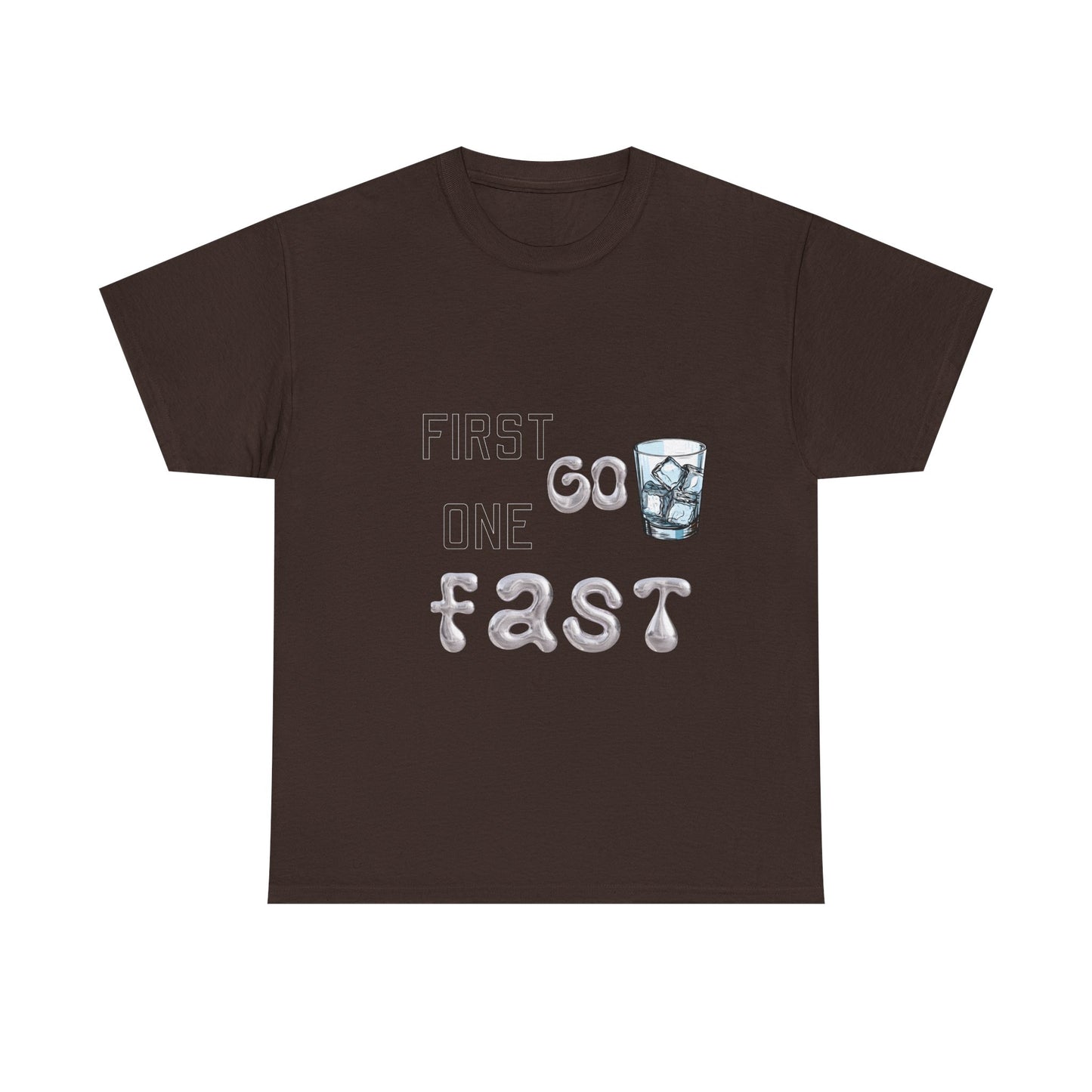 Drinking Game Graphic Tee - First One Go Fast