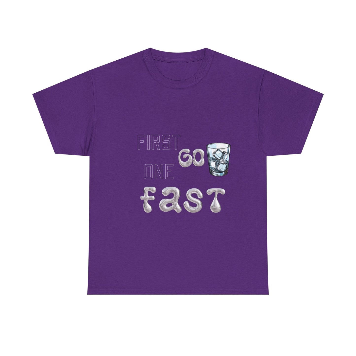 Drinking Game Graphic Tee - First One Go Fast