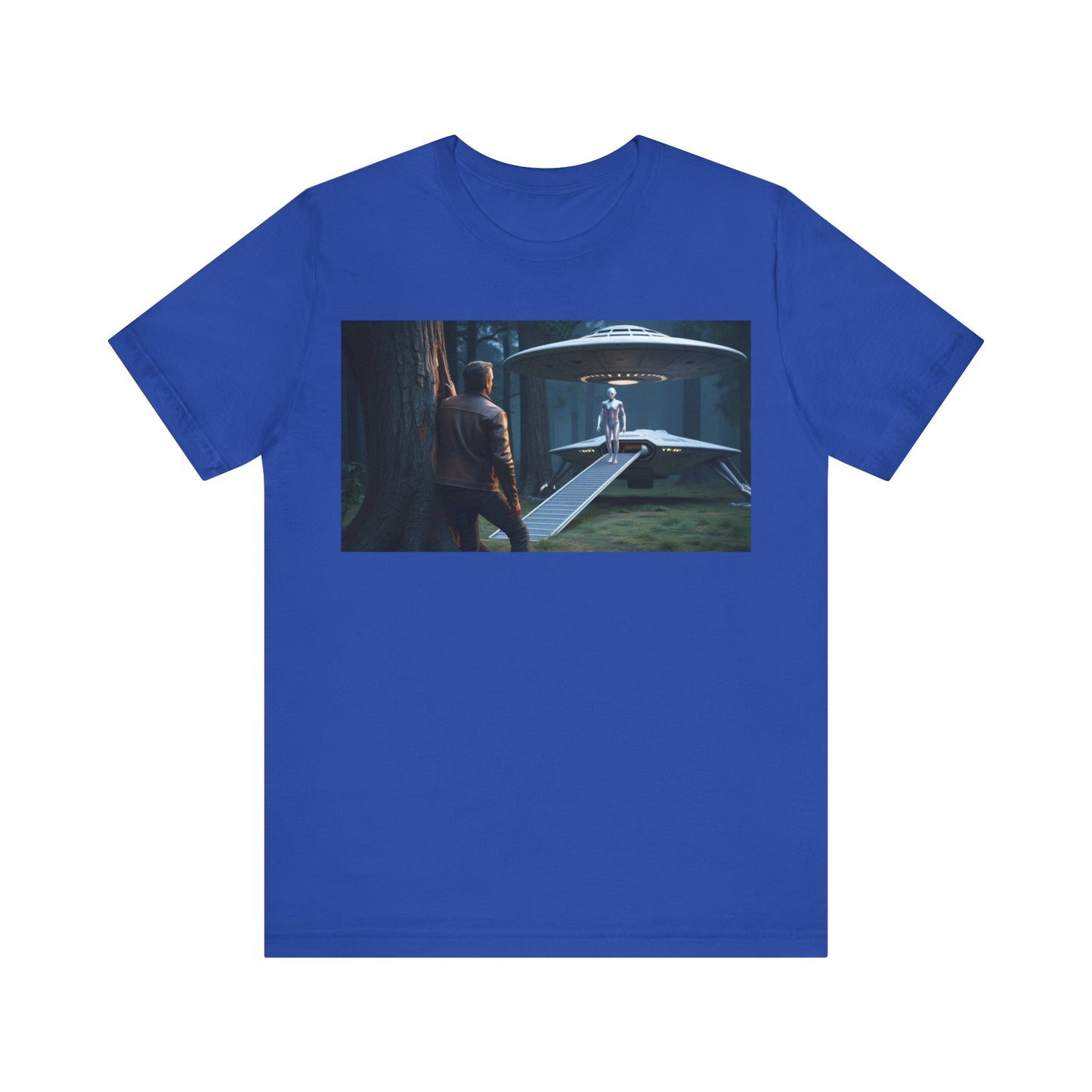 Futuristic Sci-Fi Unisex Tee - Graphic Short Sleeve Shirt