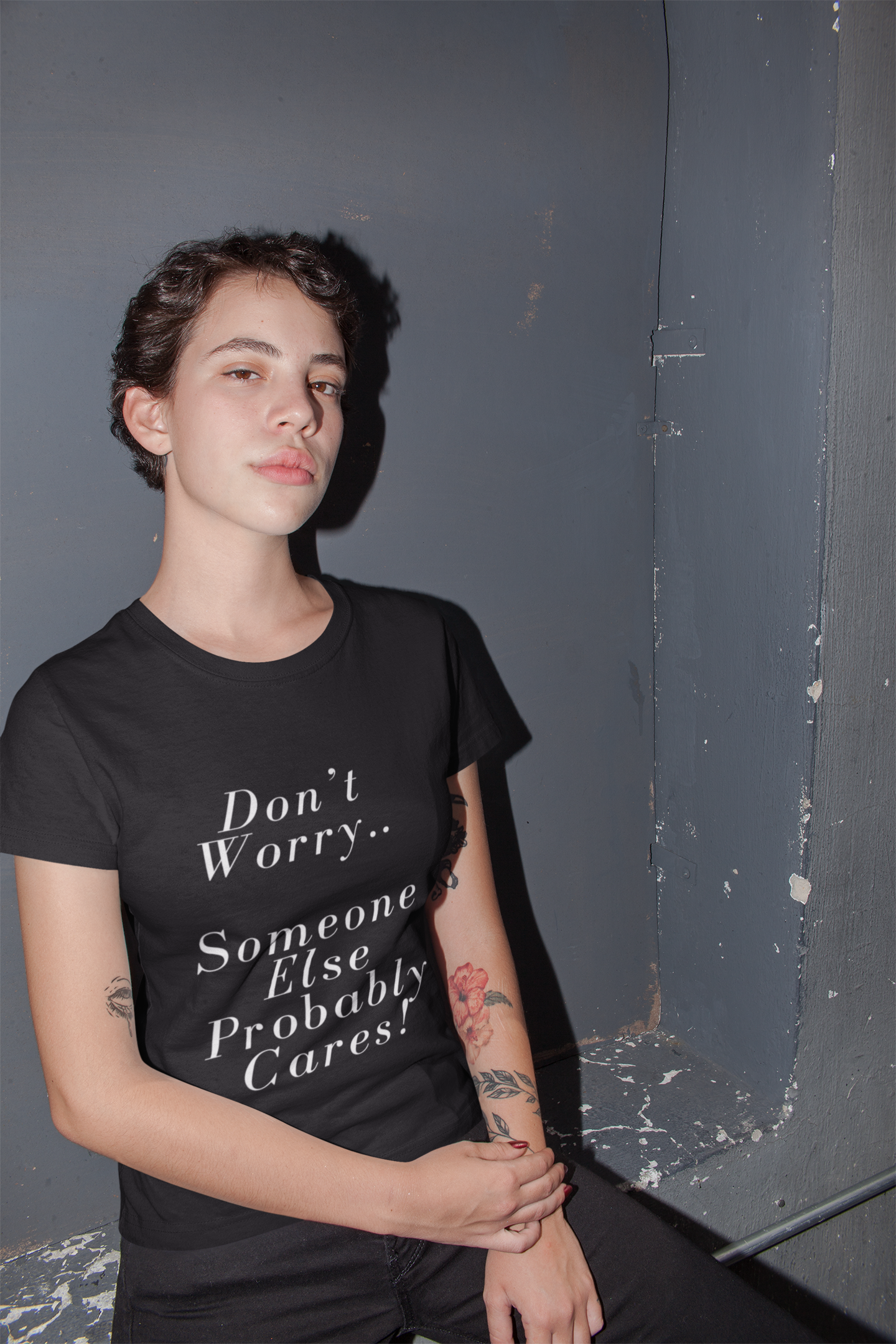 Don’t Worry Someone Cares Women's Favorite Tee