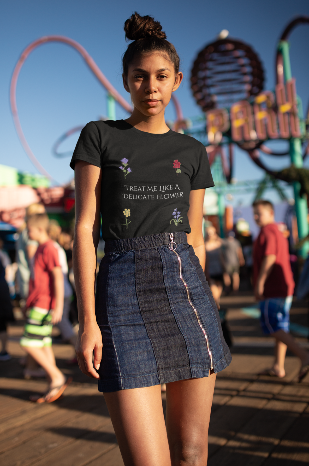 Delicate Flower Women's T-Shirt - Treat Me Like a Flower